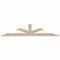 Ekena Millwork Saratoga Smooth Timber Gable Bracket, Douglas Fir, 108"W x 22"H x 3 1/2"D x 5 1/2"F, 5/12 Pitch GBW108X22X0406SAR00SDF - alternate 1